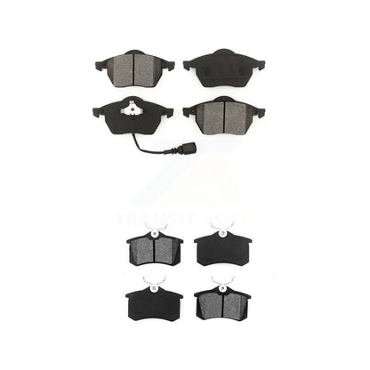 Semi-Metallic Brake Pads Front Rear Kit For Volkswagen Jetta Golf Beetle Audi TT