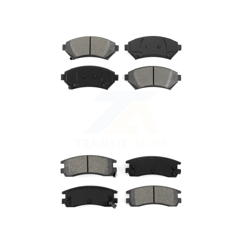Semi-Metallic Brake Pads Front Rear Kit For Chevrolet Buick Impala Pontiac Grand