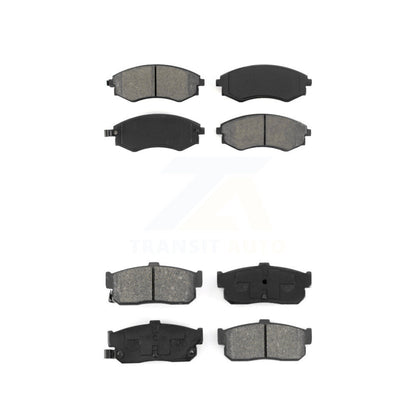 Semi-Metallic Brake Pads Front Rear Kit For INFINITI G20