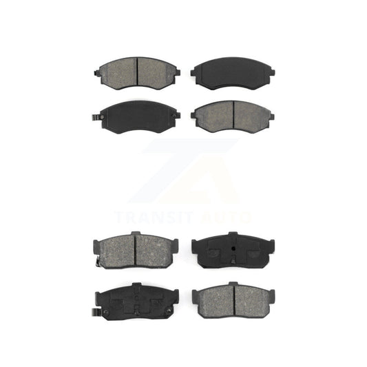 Semi-Metallic Brake Pads Front Rear Kit For INFINITI G20