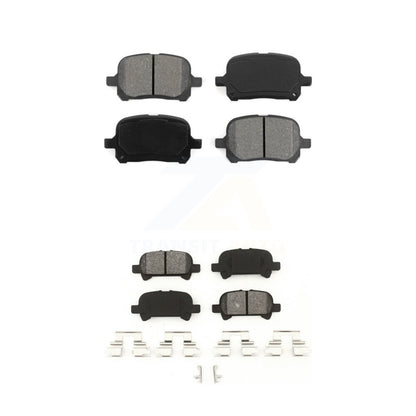 Semi-Metallic Brake Pads Front Rear Kit For Toyota Camry Solara Avalon