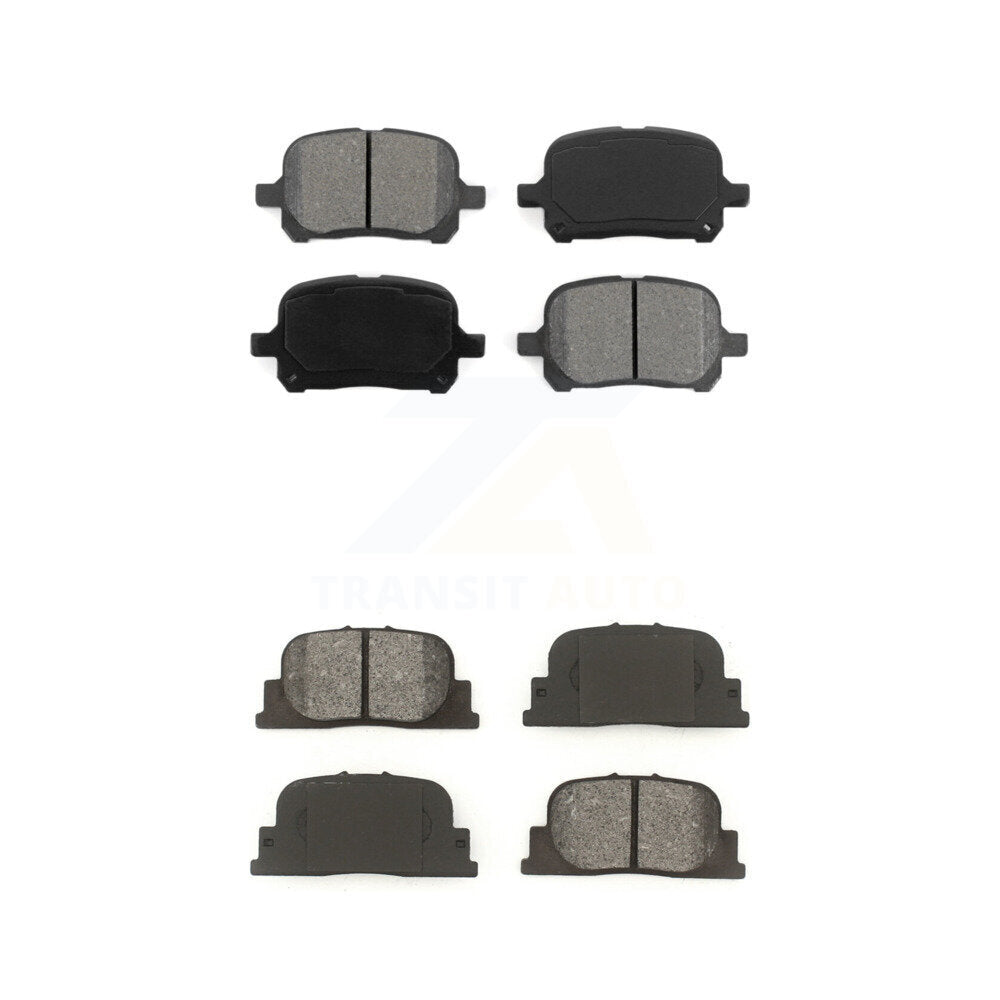 Semi-Metallic Brake Pads Front Rear Kit For Toyota Camry Lexus ES300