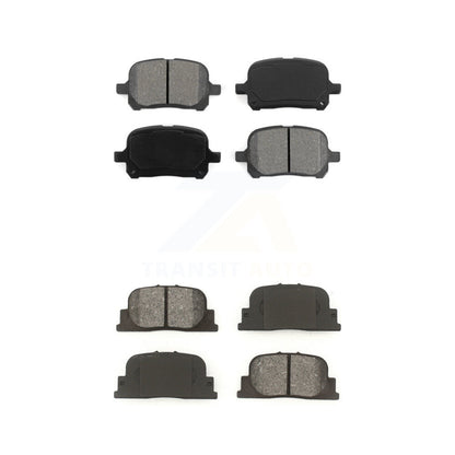 Semi-Metallic Brake Pads Front Rear Kit For Toyota Camry Lexus ES300