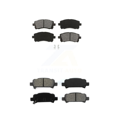 Semi-Metallic Brake Pads Front Rear Kit For Subaru Impreza Forester Outback