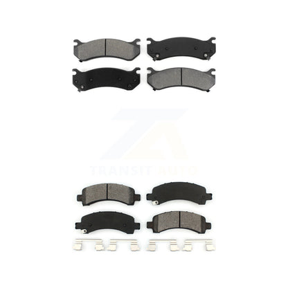 Semi-Metallic Brake Pads Front Rear Kit For GMC Savana 2500 Chevrolet Express