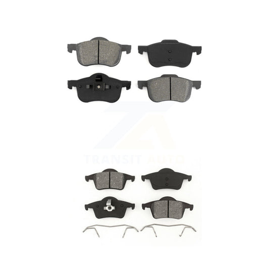 Semi-Metallic Brake Pads Front Rear Kit For Volvo S60 XC70 V70 S80
