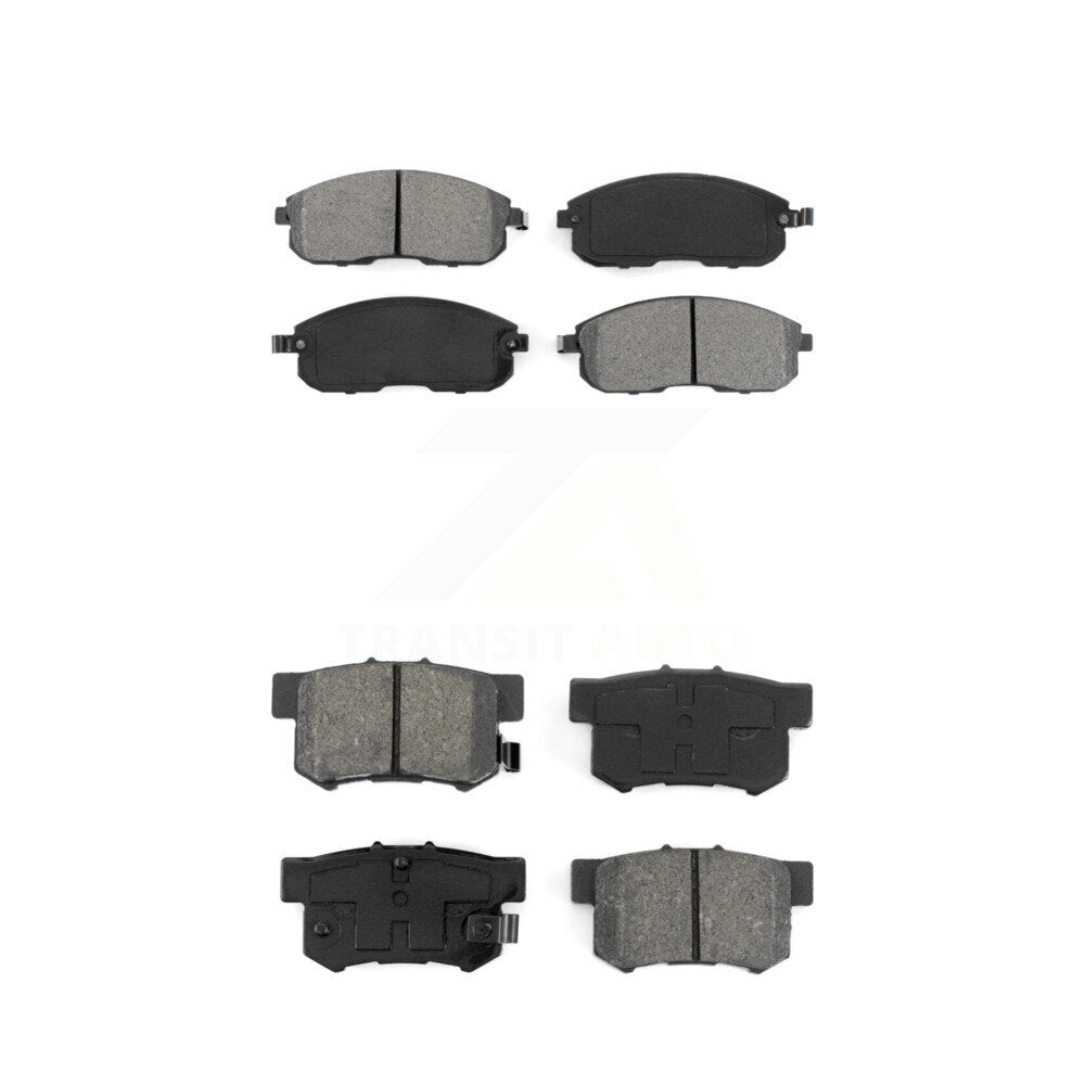 Semi-Metallic Brake Pads Front Rear Kit For Suzuki SX4 Crossover