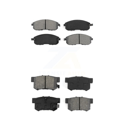 Semi-Metallic Brake Pads Front Rear Kit For Suzuki SX4 Crossover
