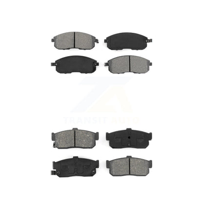 Semi-Metallic Brake Pads Front Rear Kit For Nissan Maxima INFINITI I30