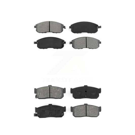 Semi-Metallic Brake Pads Front Rear Kit For Nissan Maxima INFINITI I30