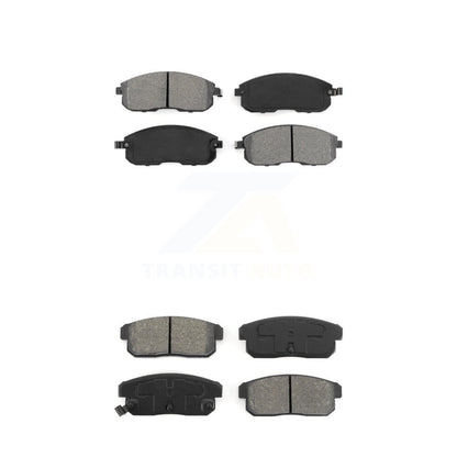 Semi-Metallic Brake Pads Front Rear Kit For Nissan Maxima INFINITI I35 I30