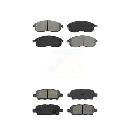 Semi-Metallic Brake Pads Front Rear Kit For Nissan Sentra Altima Juke 350Z G35