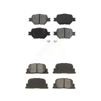 Semi-Metallic Brake Pads Front Rear Kit For 2005-2010 Scion tC