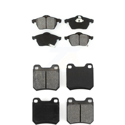 Semi-Metallic Brake Pads Front Rear Kit For Saab Saturn 9-3 L200 L300 L100 LW200