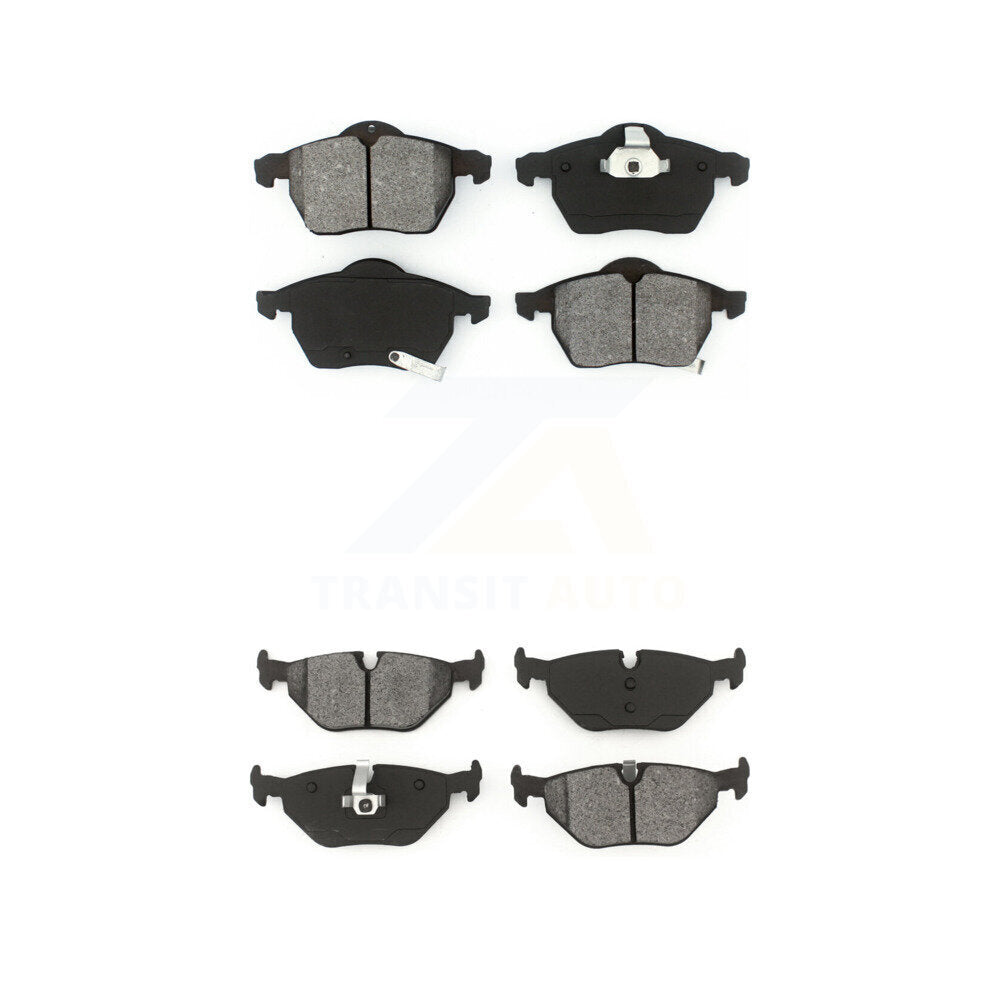 Semi-Metallic Brake Pads Front Rear Kit For Saab 9-5