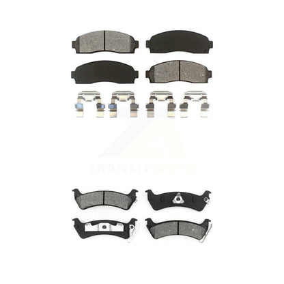 Semi-Metallic Brake Pads Front Rear Kit For Ford Explorer Sport Trac