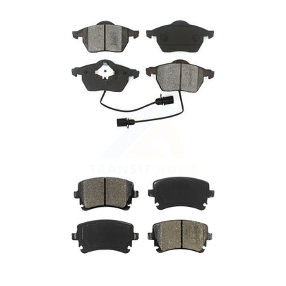 Semi-Metallic Brake Pads Front Rear Kit For Audi RS6