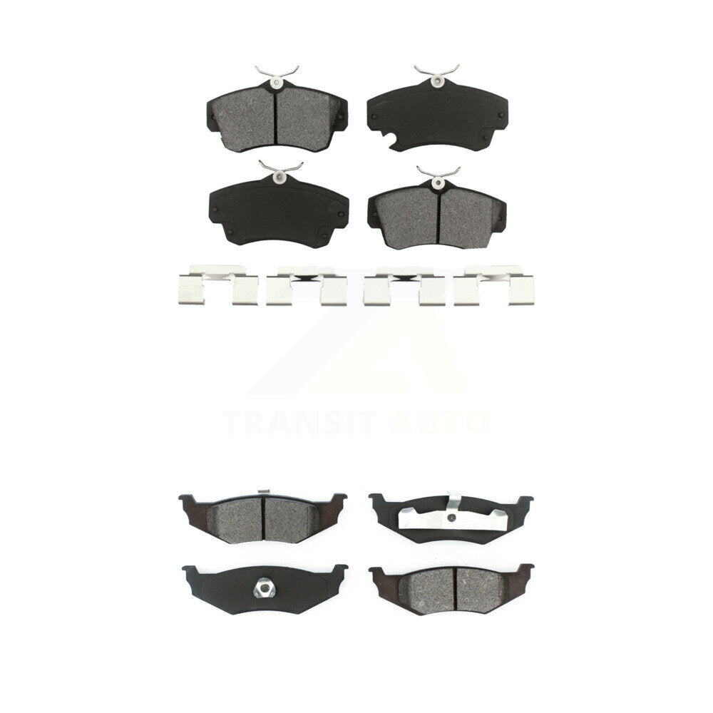 Semi-Metallic Brake Pads Front Rear Kit For Chrysler PT Cruiser Dodge Neon
