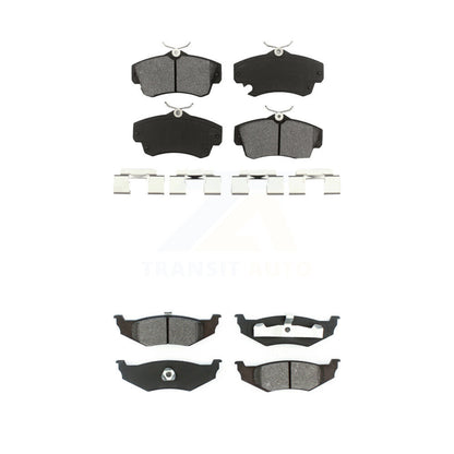 Semi-Metallic Brake Pads Front Rear Kit For Chrysler PT Cruiser Dodge Neon