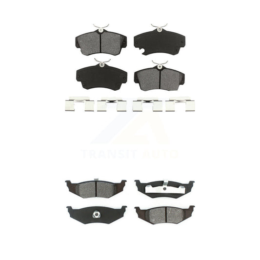 Semi-Metallic Brake Pads Front Rear Kit For Chrysler PT Cruiser Dodge Neon