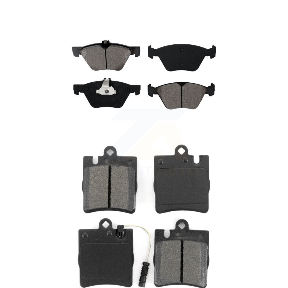 Semi-Metallic Brake Pad Front Rear Kit For Mercedes-Benz E320 CLK320 CLK430 E430
