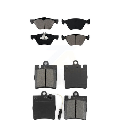 Semi-Metallic Brake Pad Front Rear Kit For Mercedes-Benz E320 CLK320 CLK430 E430