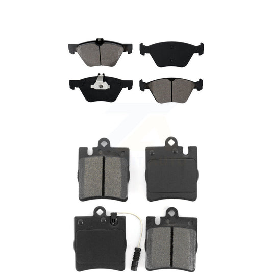 Semi-Metallic Brake Pad Front Rear Kit For Mercedes-Benz E320 CLK320 CLK430 E430