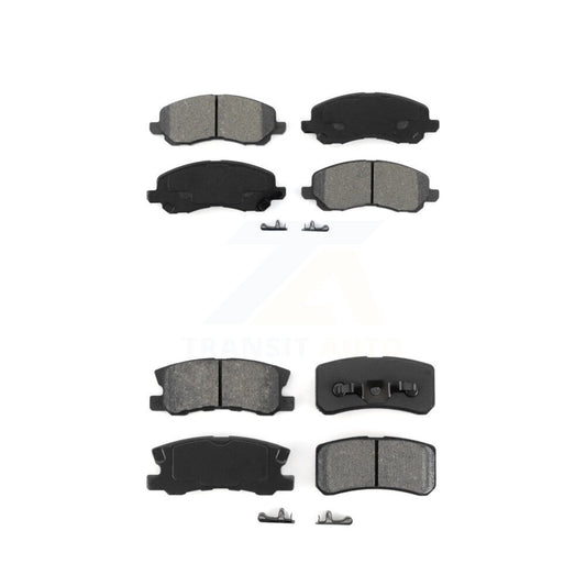 Semi-Metallic Brake Pads Front Rear Kit For Jeep Mitsubishi Patriot Lancer 200