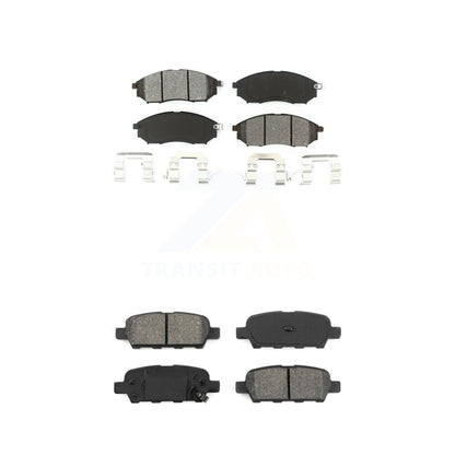 Semi-Metallic Brake Pads Front Rear Kit For INFINITI Nissan Murano G37 G35 EX35