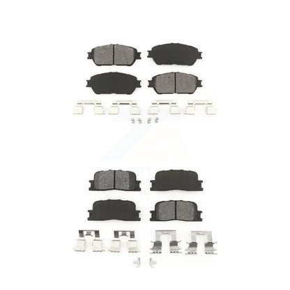 Semi-Metallic Brake Pads Front Rear Kit For Toyota Camry Lexus ES330 ES300