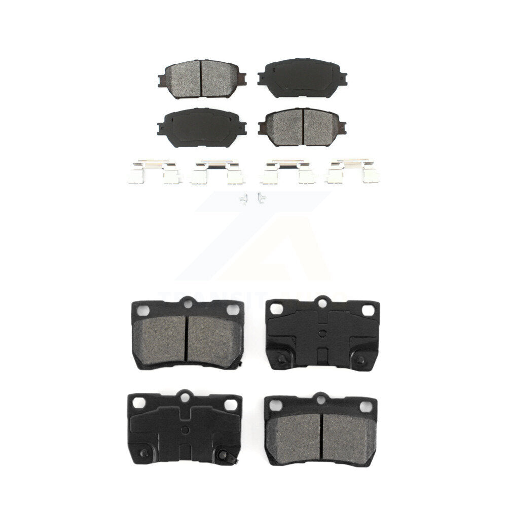 Semi-Metallic Brake Pads Front Rear Kit For Lexus IS250 GS300