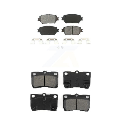 Semi-Metallic Brake Pads Front Rear Kit For Lexus IS250 GS300