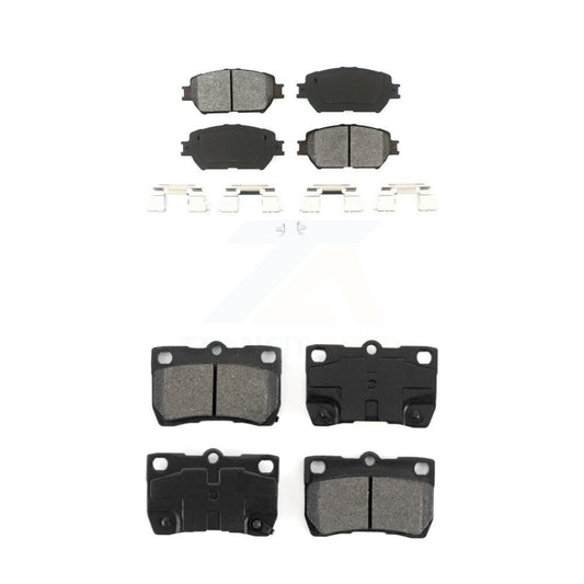 Semi-Metallic Brake Pads Front Rear Kit For Lexus IS250 GS300