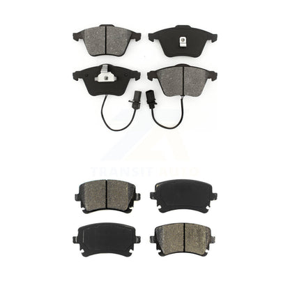 Semi-Metallic Brake Pads Front Rear Kit For Audi RS6