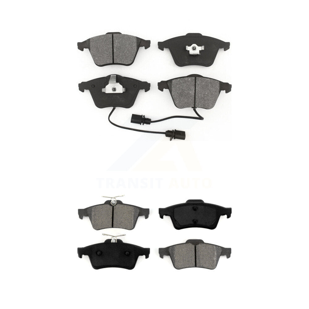 Semi-Metallic Brake Pads Front Rear Kit For Mazda 3 Volvo S40 V50 C70