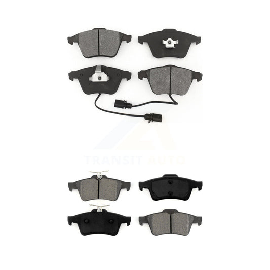 Semi-Metallic Brake Pads Front Rear Kit For Mazda 3 Volvo S40 V50 C70