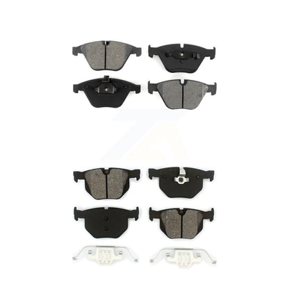 Semi-Metallic Brake Pads Front Rear Kit For BMW 530i 530xi 528i xDrive 525i 535i