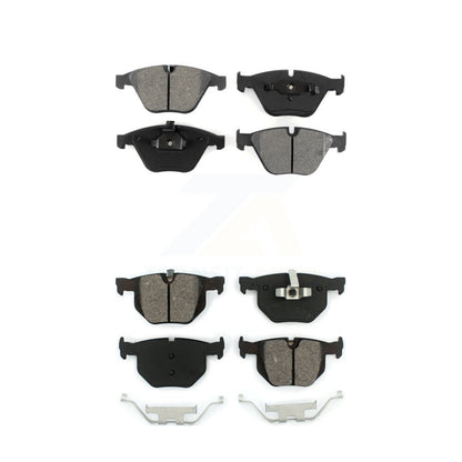 Semi-Metallic Brake Pads Front Rear Kit For BMW 335i xDrive X1 335xi 335is 335d