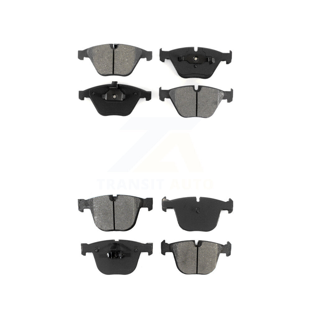 Semi-Metallic Brake Pad Front Rear Kit For BMW M3 650i 645Ci 550i 750i 545i 745i