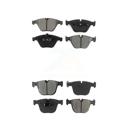 Semi-Metallic Brake Pad Front Rear Kit For BMW M3 650i 645Ci 550i 750i 545i 745i