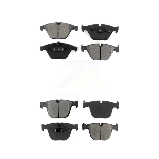 Semi-Metallic Brake Pad Front Rear Kit For BMW M3 650i 645Ci 550i 750i 545i 745i
