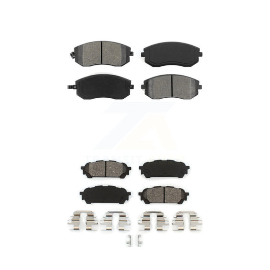 Semi-Metallic Brake Pads Front Rear Kit For Subaru Impreza Forester Saab 9-2X