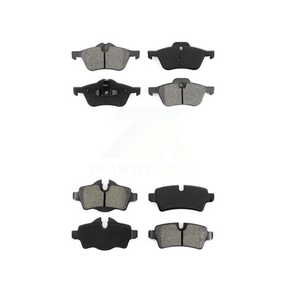Semi-Metallic Brake Pads Front Rear Kit For Mini Cooper
