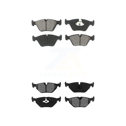 Semi-Metallic Brake Pads Front Rear Kit For 2008 BMW Z4 3.0si 2.5si