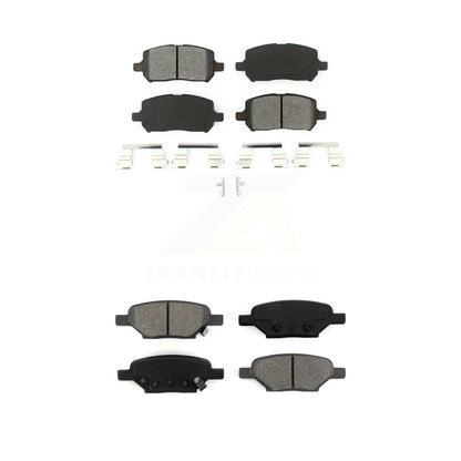 Semi-Metallic Brake Pads Front Rear Kit For Pontiac G5 Pursuit