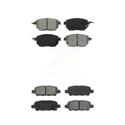 Semi-Metallic Brake Pads Front Rear Kit For Nissan Murano Altima Maxima INFINITI