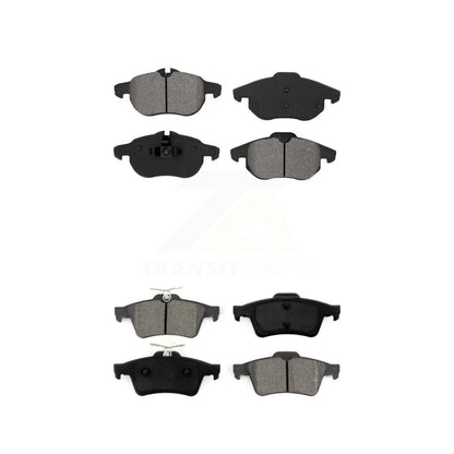 Semi-Metallic Brake Pads Front Rear Kit For Saab 9-3