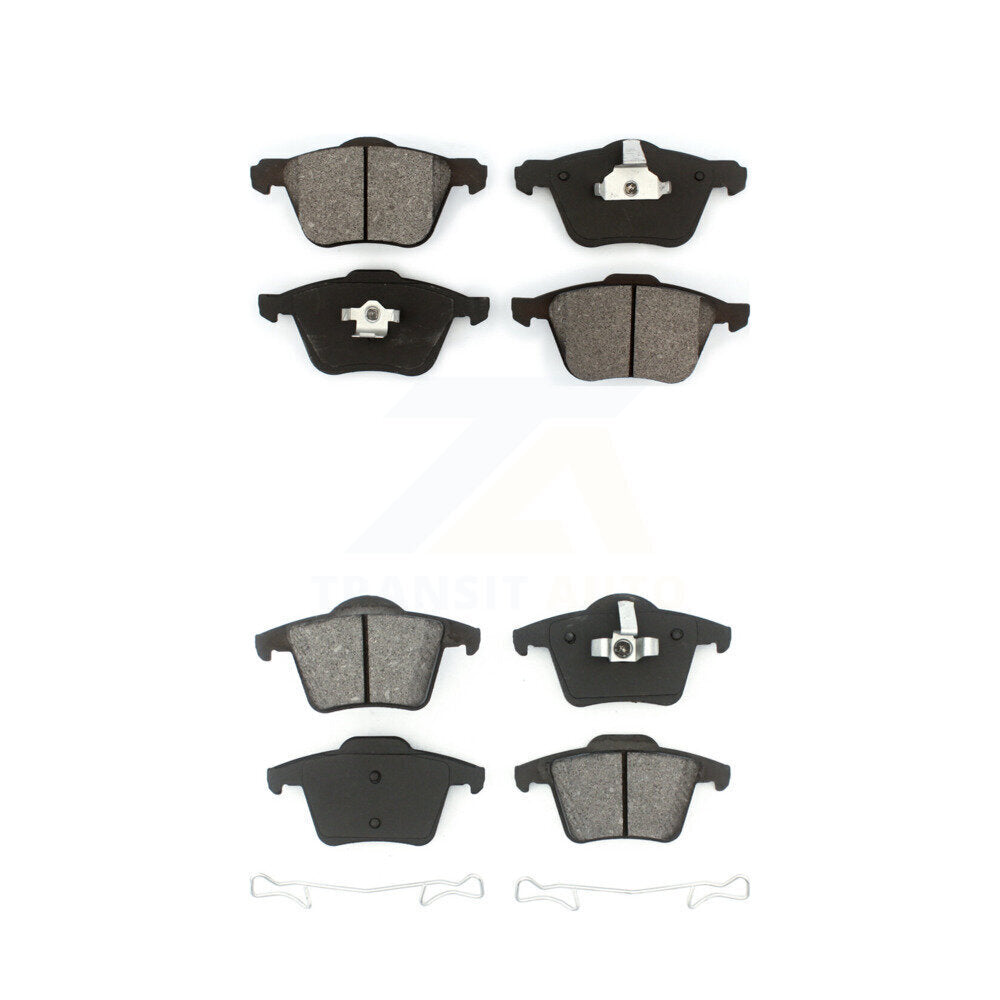Semi-Metallic Brake Pads Front Rear Kit For Volvo XC90