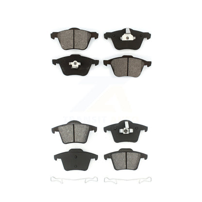 Semi-Metallic Brake Pads Front Rear Kit For Volvo XC90