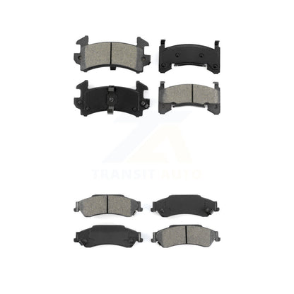 Semi-Metallic Brake Pads Front Rear Kit For 2003 Chevrolet S10 GMC Sonoma